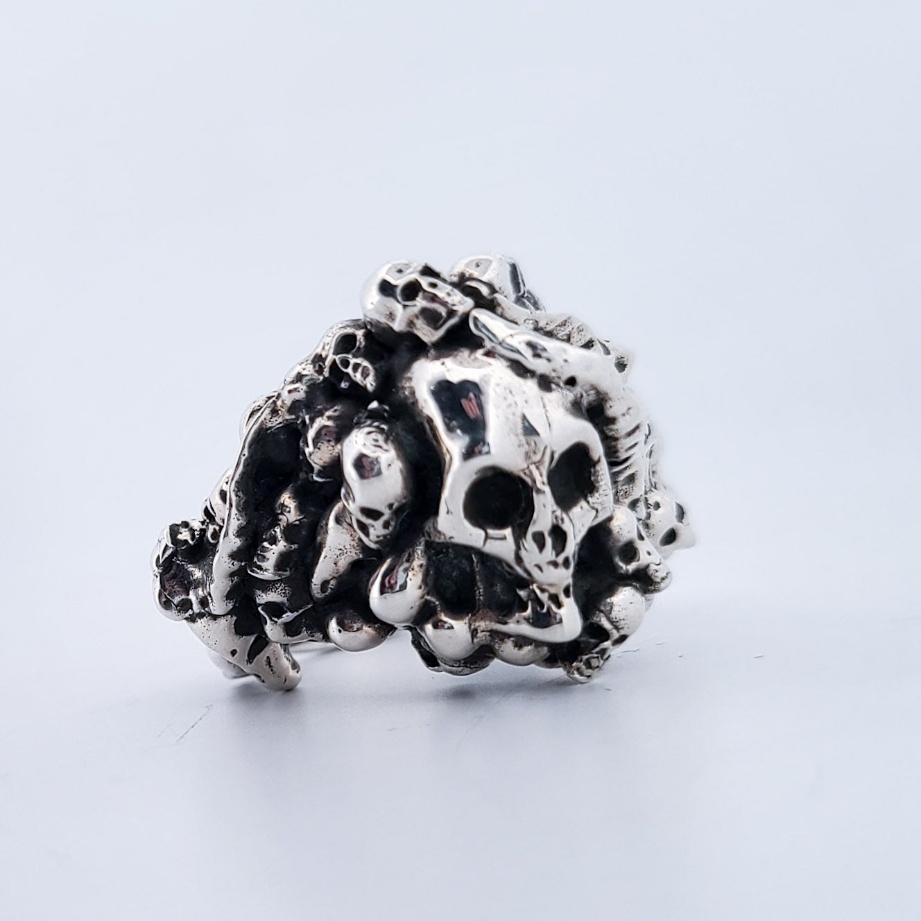 Collection of Catacombes Skull Signet Ring - Unisex in a gallery layout