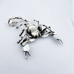 Collection of Big Scorpion Necklace with Solid 8mm Cable Chain in a gallery layout