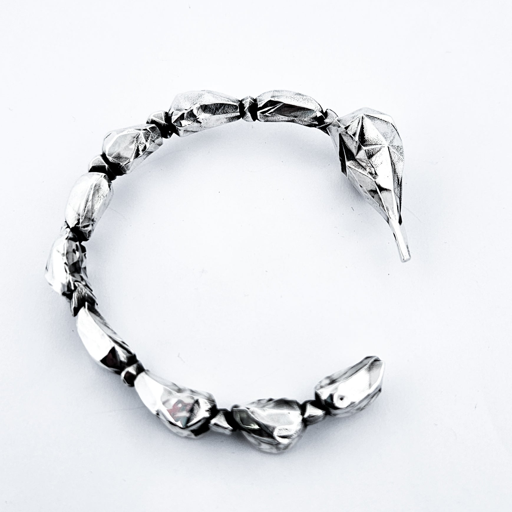 Collection of Big Heavy Scorpion Stinger Bangle Bracelet in a gallery layout