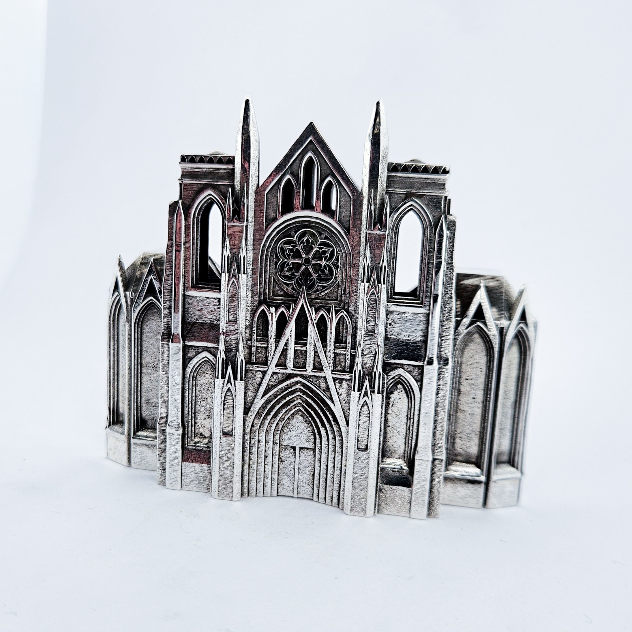 Collection of Sterling Silver Statement Cathedral Belt Buckle in a gallery layout