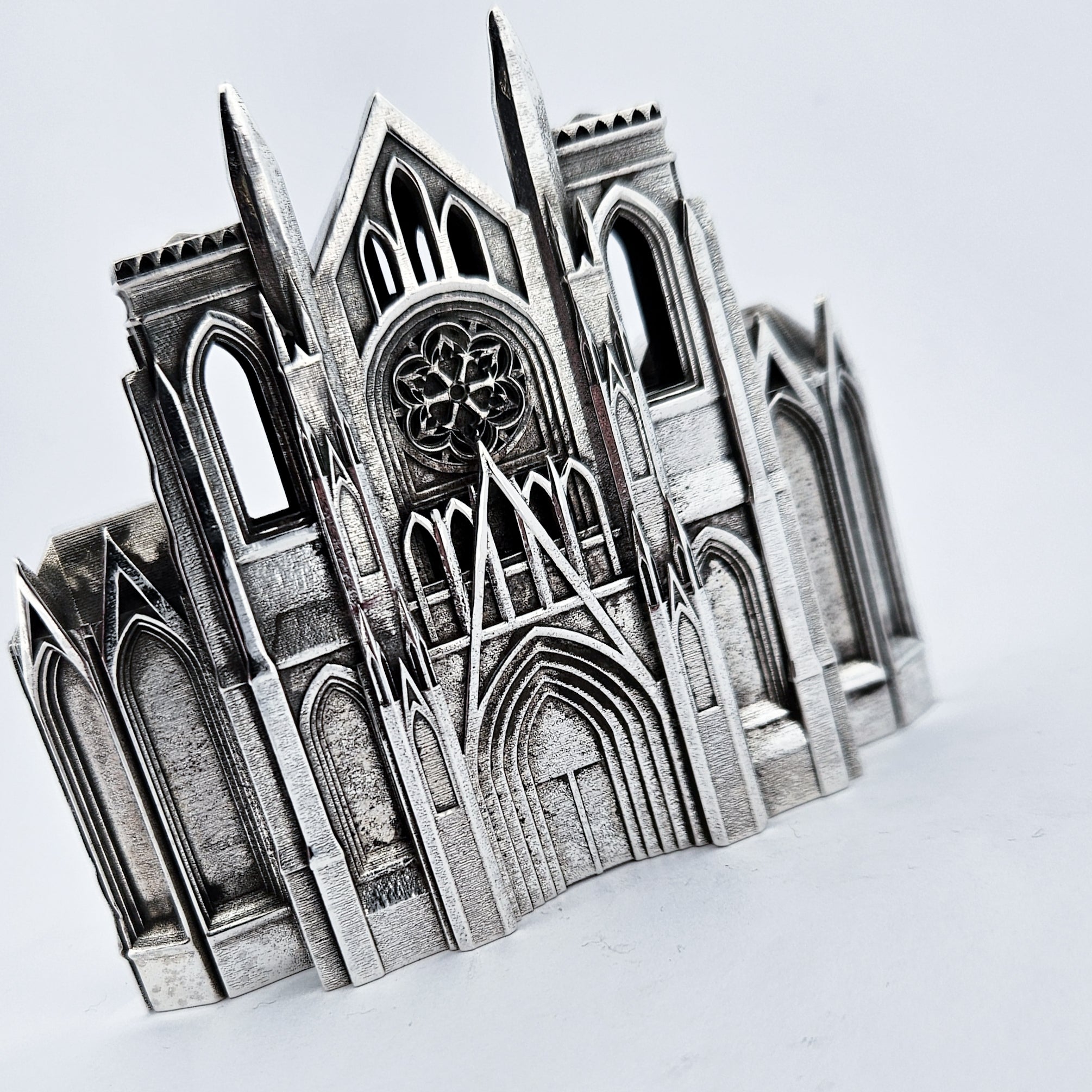 Collection of Sterling Silver Statement Cathedral Belt Buckle in a gallery layout