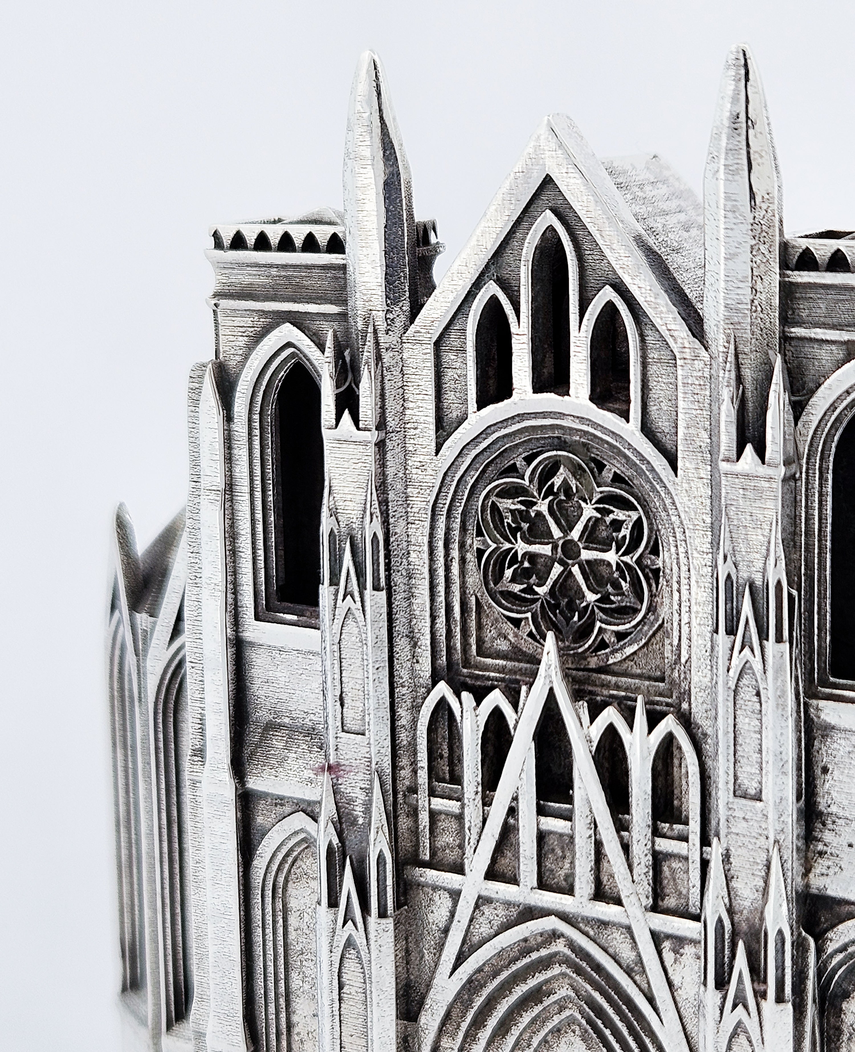 Collection of Sterling Silver Statement Cathedral Belt Buckle in a gallery layout