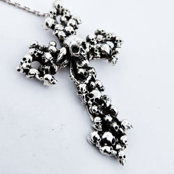 Collection of Catacombs Heavy Skull Cross Pendant in a gallery layout