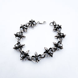 Collection of Heavy Rocker Fleur de Lys Bracelet in a gallery layout