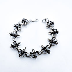 Collection of Heavy Rocker Fleur de Lys Bracelet in a gallery layout