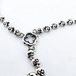 Collection of Heavy Skull Rosary Necklace - Pendant Selection in a gallery layout