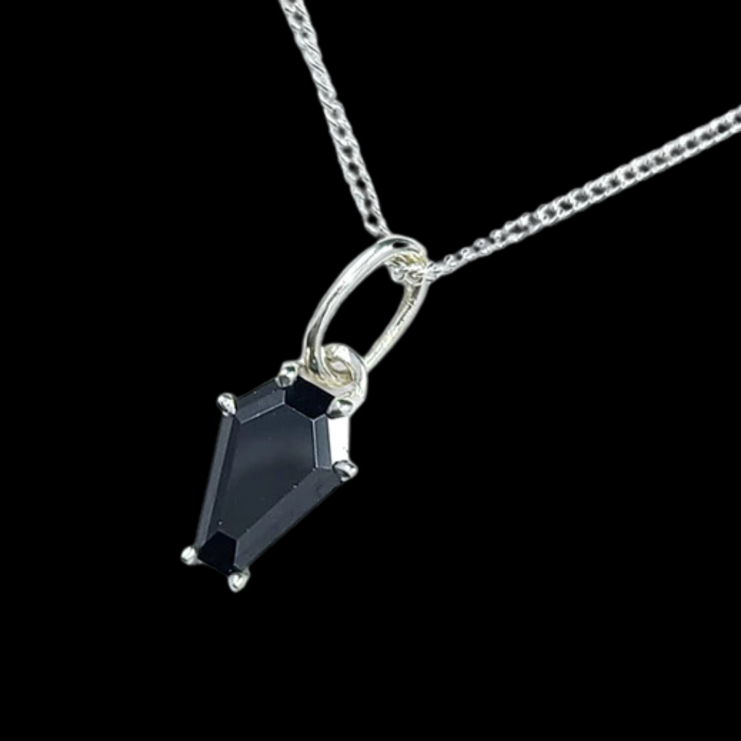 Collection of Tiny Black Coffin Pendant - Inchoo Bijoux in a gallery layout