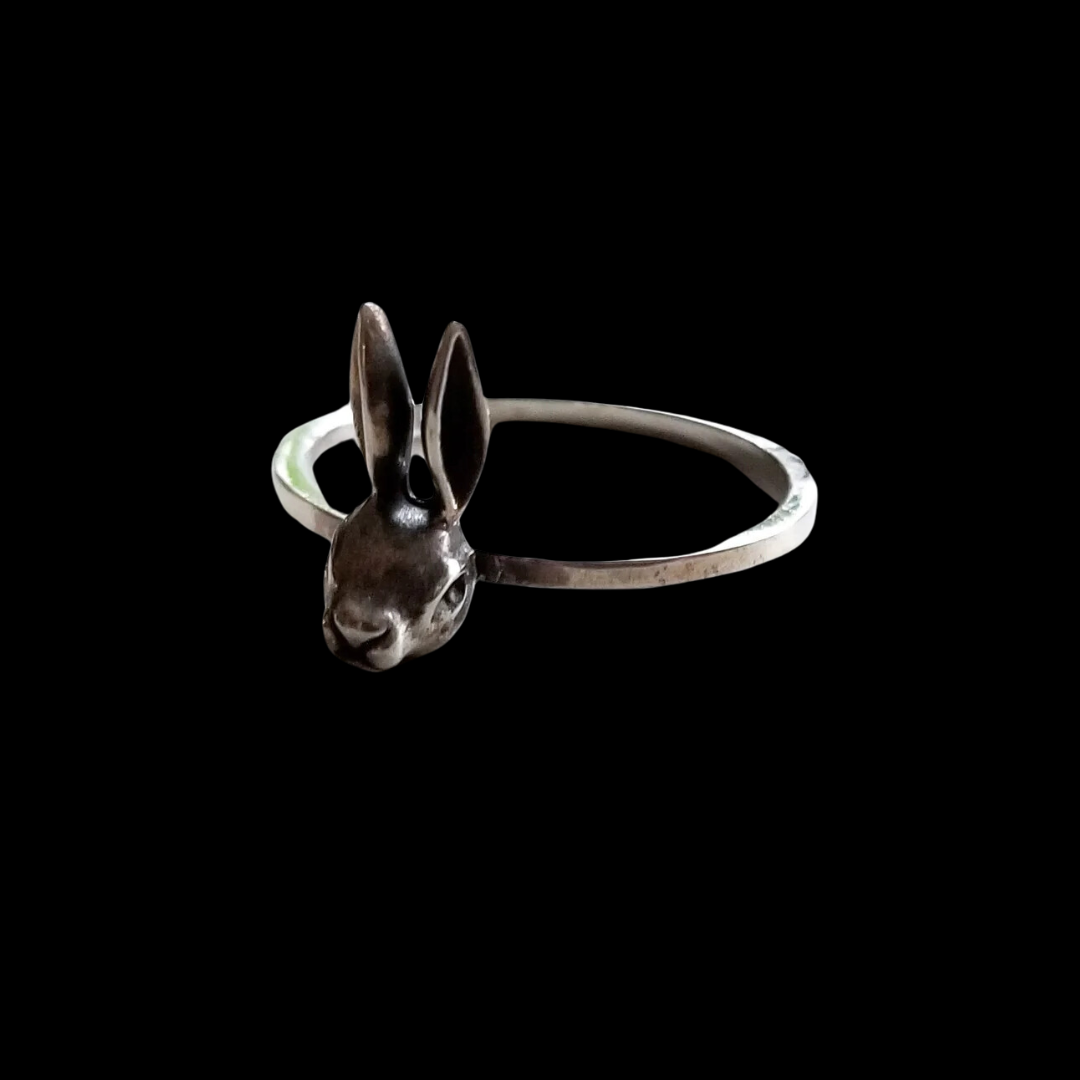 Collection of Silver Bunny Ring - Inchoo Bijoux in a gallery layout