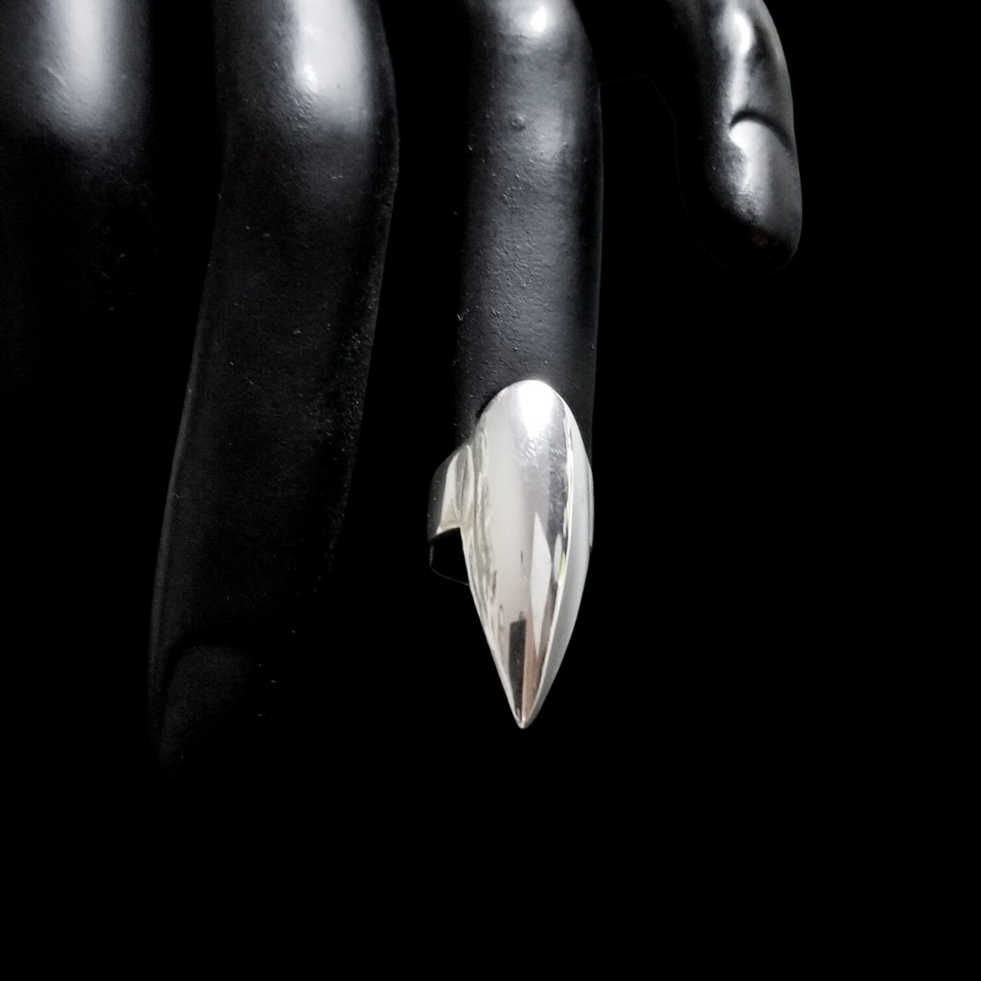 Collection of Silver Claw Stiletto Nail - Inchoo Bijoux in a gallery layout
