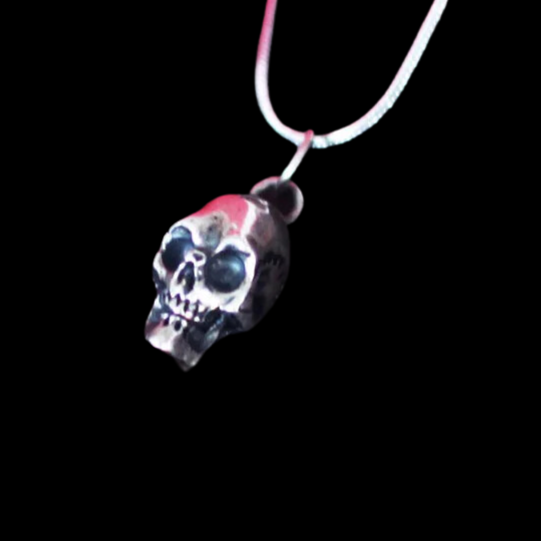 Collection of Silver Skull Pendant - Inchoo Bijoux in a gallery layout