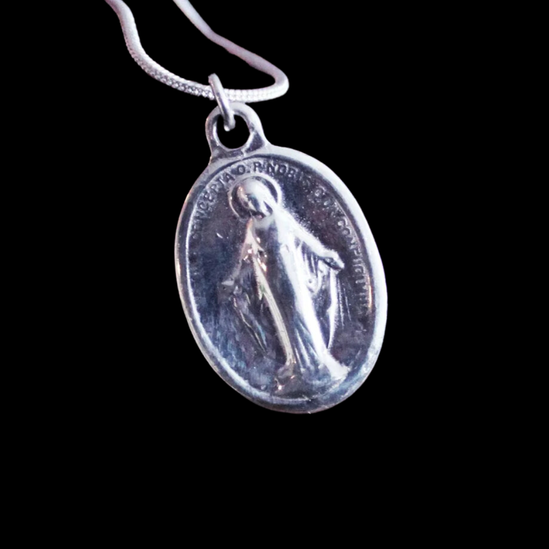 Collection of Silver Virgin Mary Pendant - Inchoo Bijoux in a gallery layout