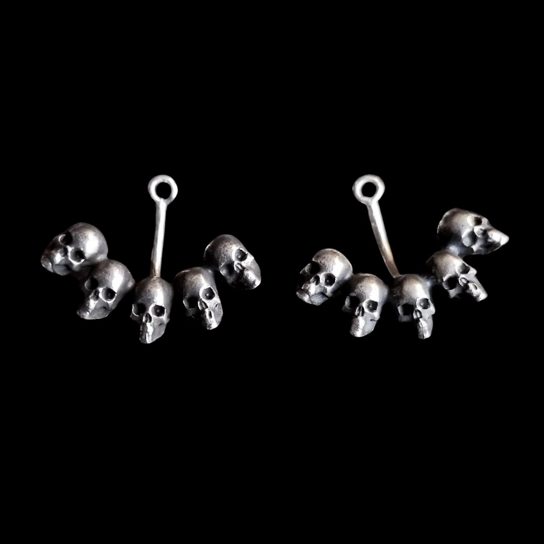 Collection of Skull Ear Jackets - Inchoo Bijoux in a gallery layout
