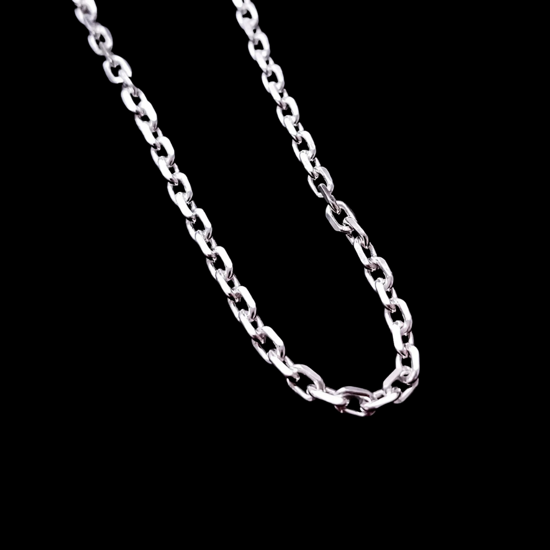 Collection of Sterling Silver 2.4 mm Cable Chain Style - Inchoo Bijoux in a gallery layout