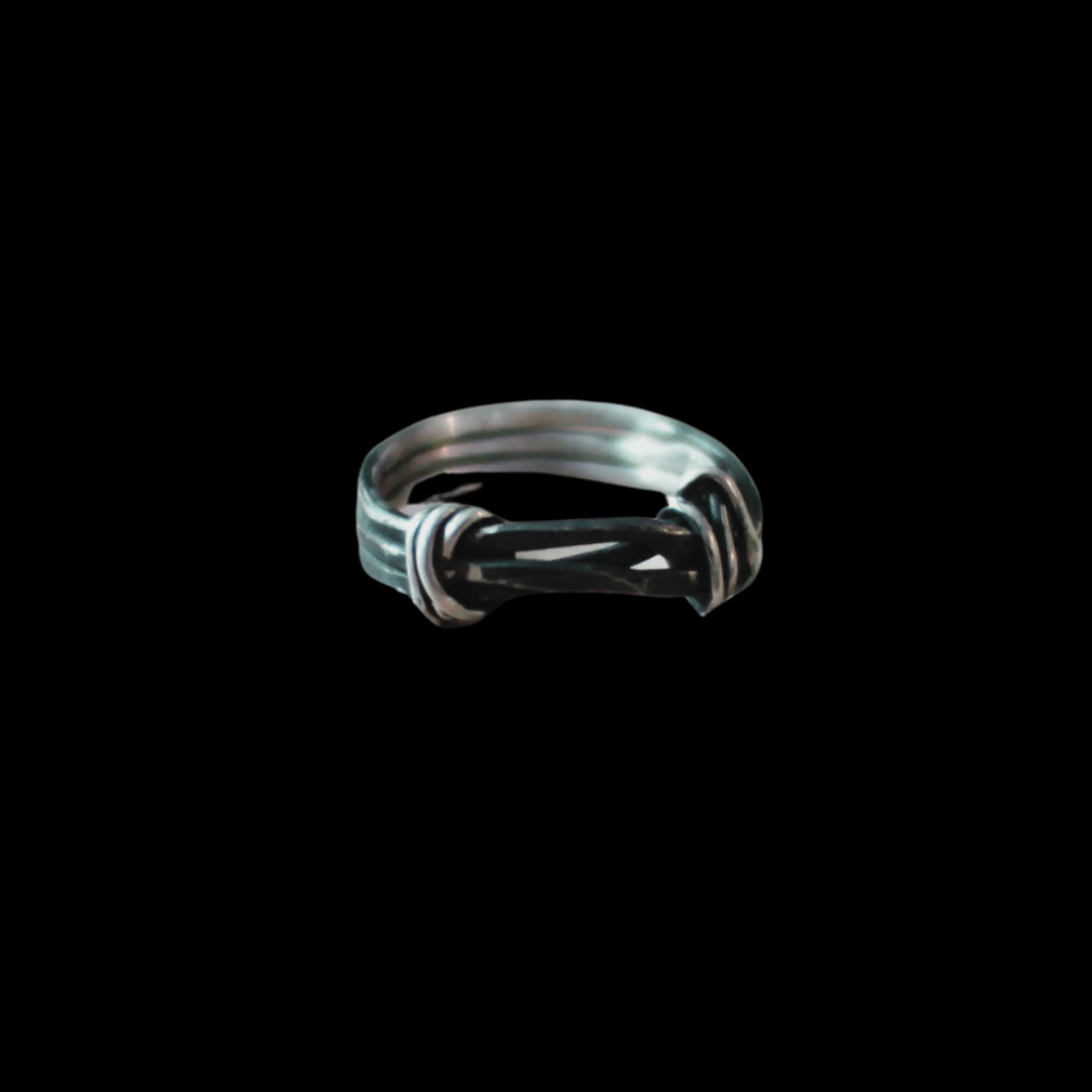 Collection of Alternative Silver Mens Wedding Band Ring in a gallery layout