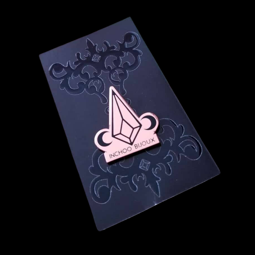 Collection of Inchoo Bijoux Moon Phase Gemstone Hard Enamel Pin - Inchoo Bijoux in a gallery layout