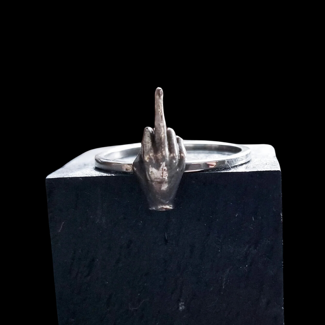 Collection of Fuck You Ring - Middle Finger - Inchoo Bijoux in a gallery layout