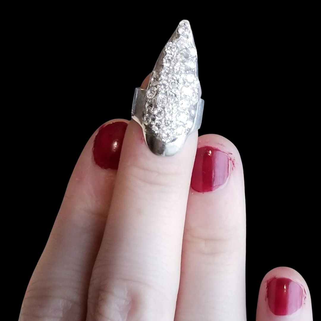 Collection of Glamorous Stiletto Claw Midi Ring - Inchoo Bijoux in a gallery layout