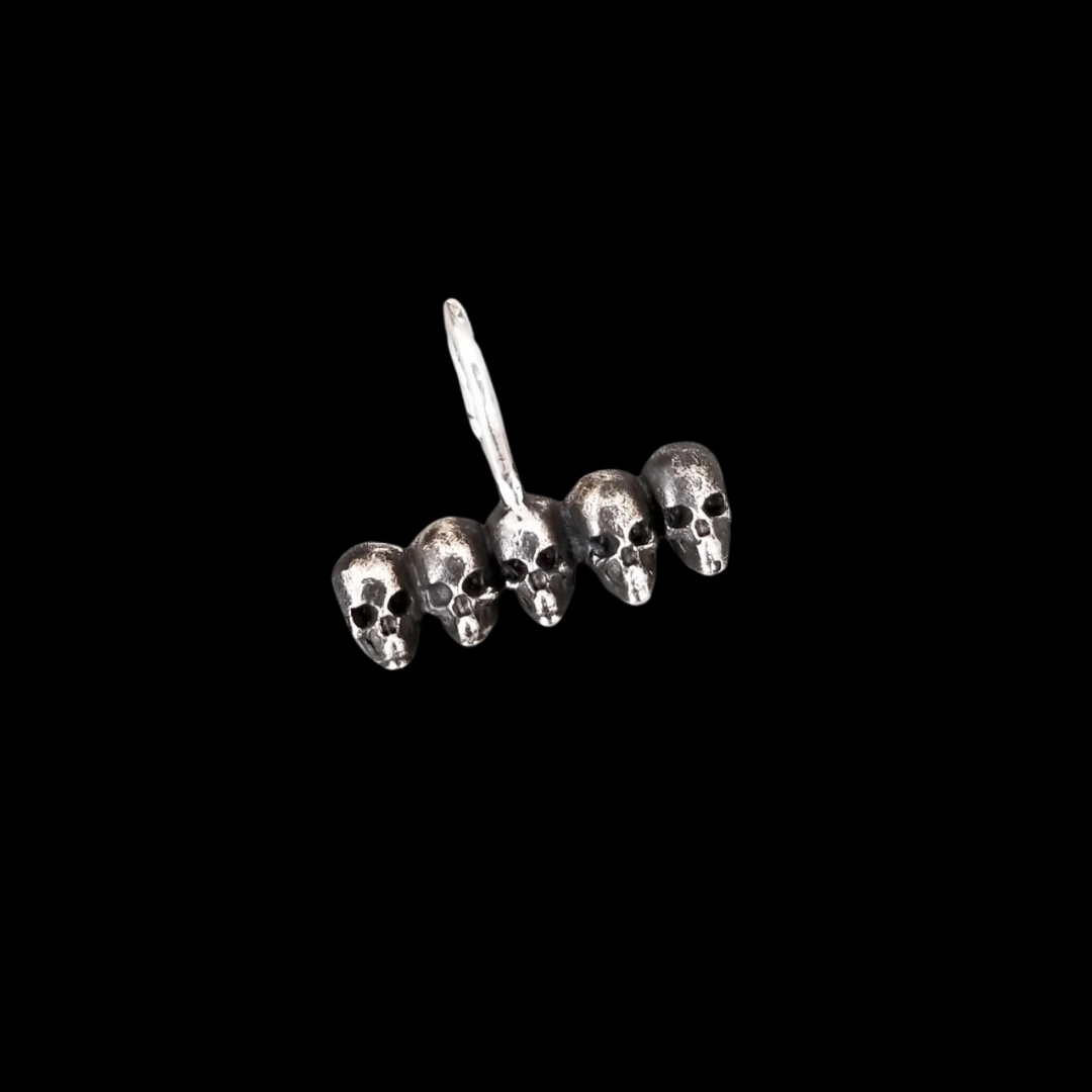 Collection of Goth Skull Fake Lip Ring - Inchoo Bijoux in a gallery layout