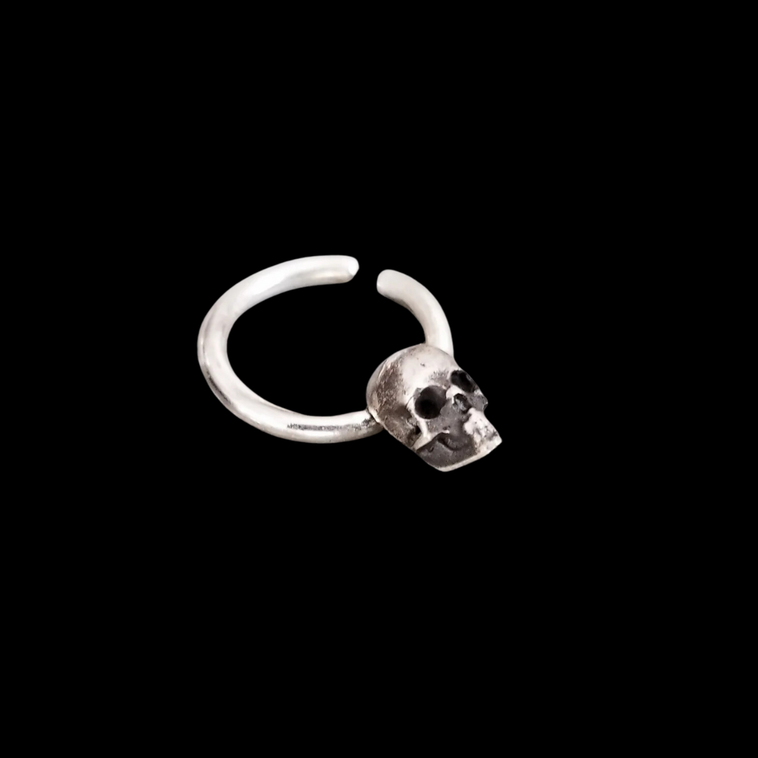 Collection of Minimal Skull Septum Ring - Inchoo Bijoux in a gallery layout