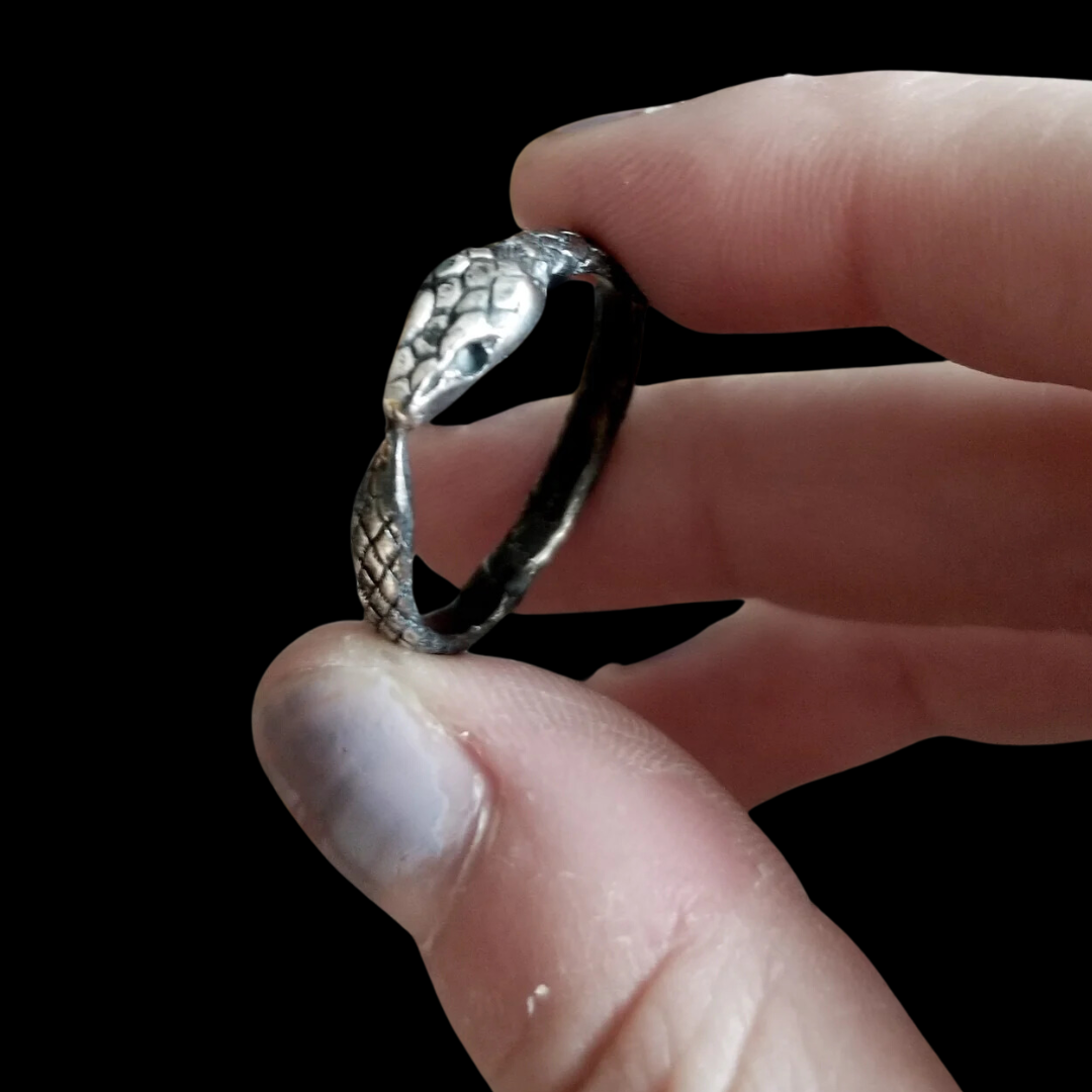 Collection of Ouroboros Snake Ring - Inchoo Bijoux in a gallery layout
