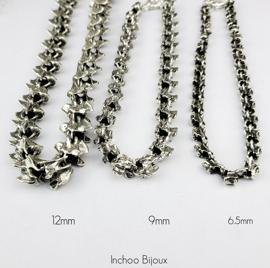 Collection of Massive 12mm Spine Necklace, Vertebrae Chain - Inchoo Bijoux in a gallery layout