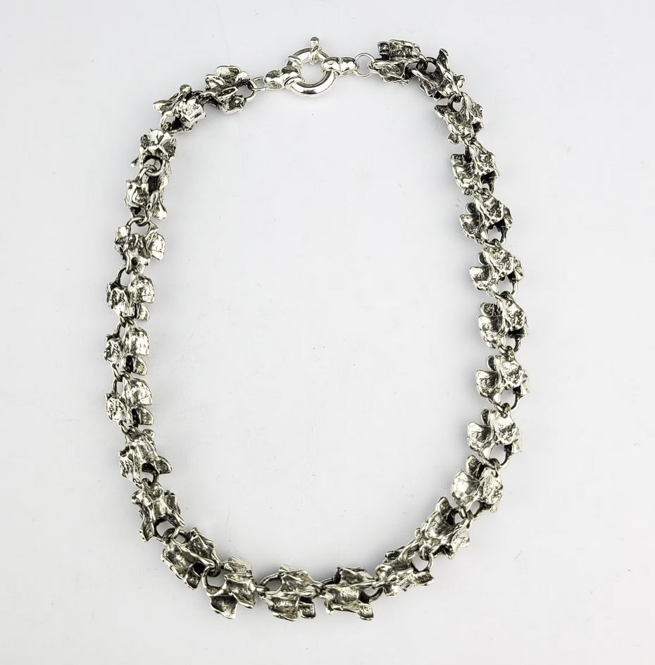 Collection of Thick 9mm Wide Vertebrae Spine Chain Necklace - Inchoo Bijoux in a gallery layout