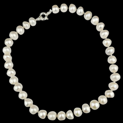 Collection of Big Fresh Water Pearl Necklace in a gallery layout