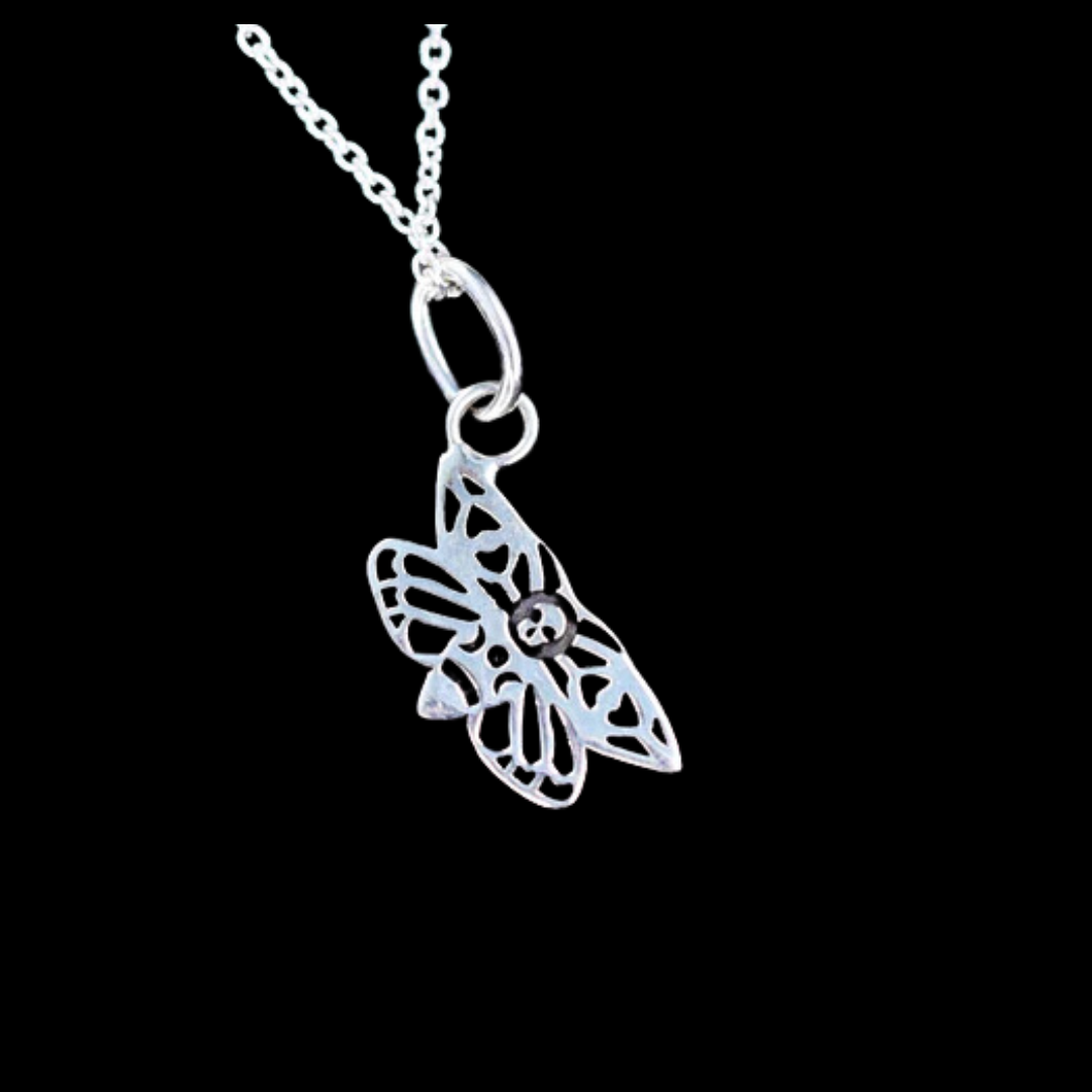 Collection of Tiny Moth Pendant in a gallery layout