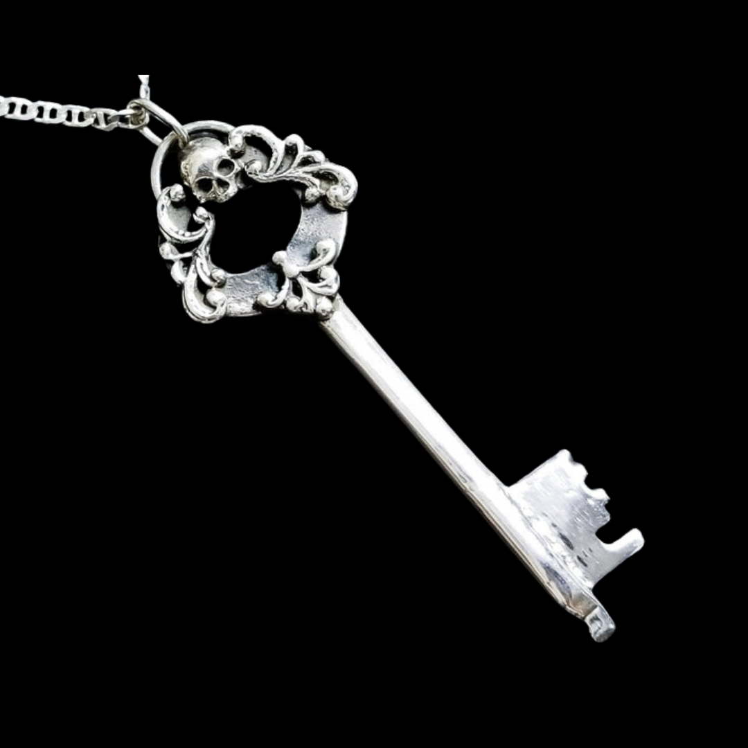 Collection of Victorian Skull Key Pendant - Inchoo Bijoux in a gallery layout