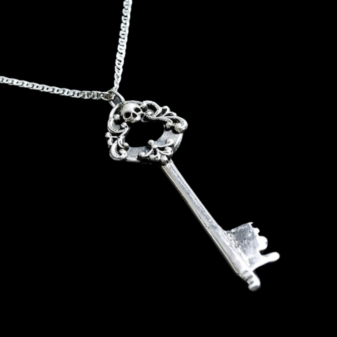 Collection of Victorian Skull Key Pendant - Inchoo Bijoux in a gallery layout