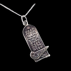 Collection of Silver Armenian Alphabet Tomb Pendant in a gallery layout