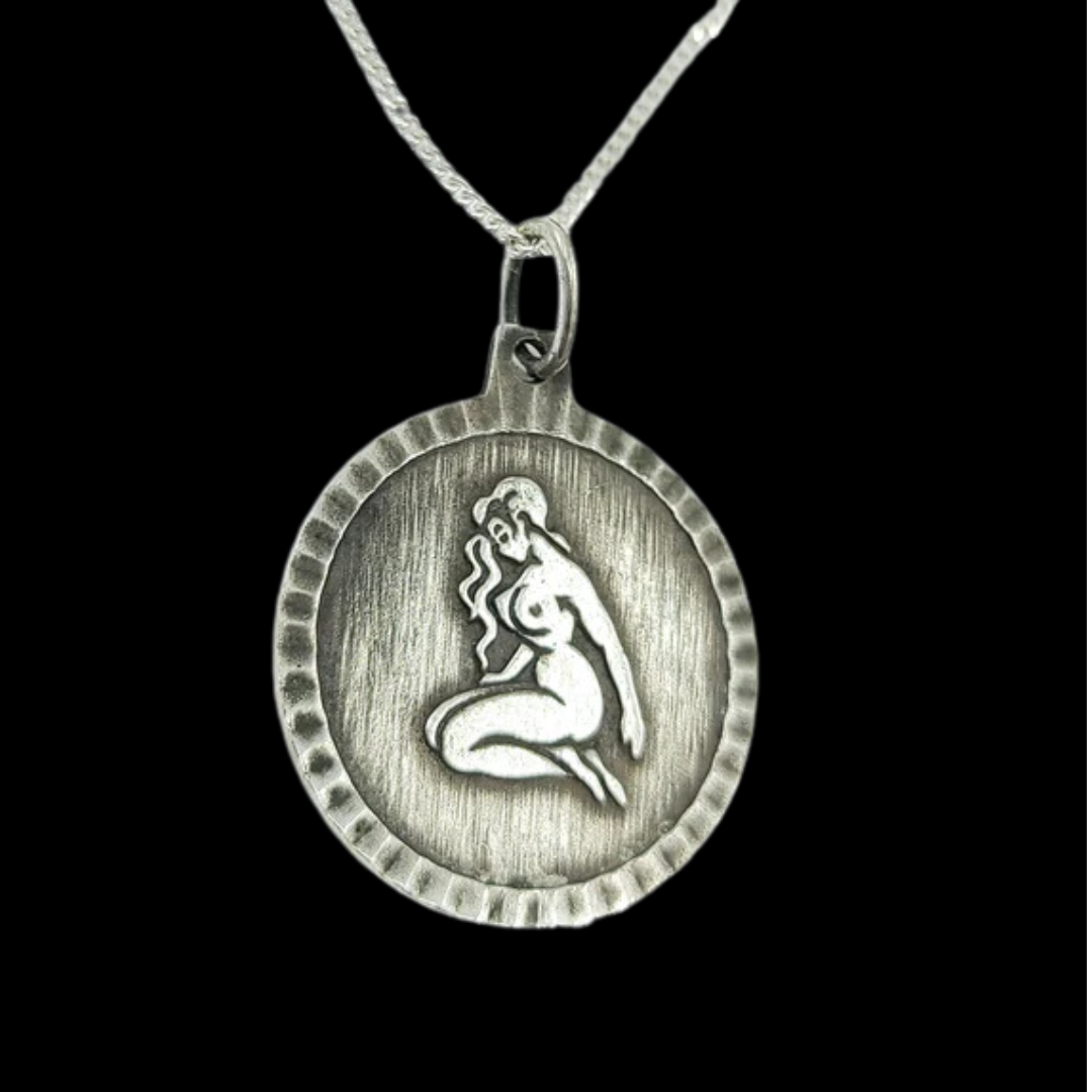 Collection of Persephone Nude Medallion in a gallery layout