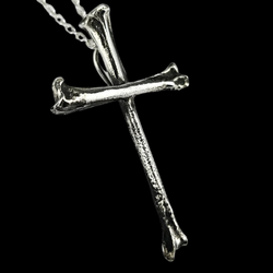 Collection of Heavy Bone Cross Pendant in a gallery layout