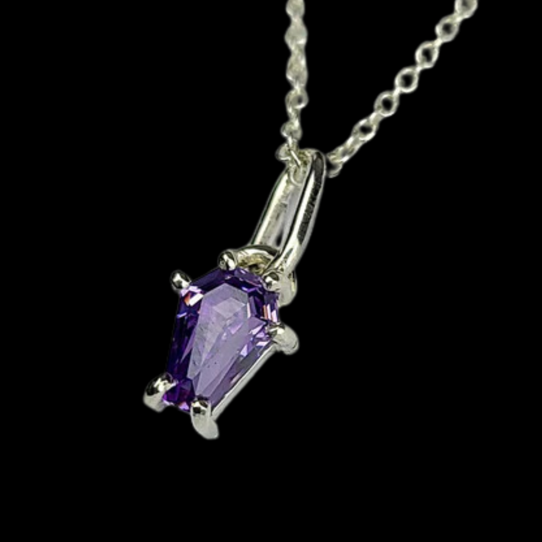 Collection of Magic Purple Coffin Pendant (6x9) in a gallery layout