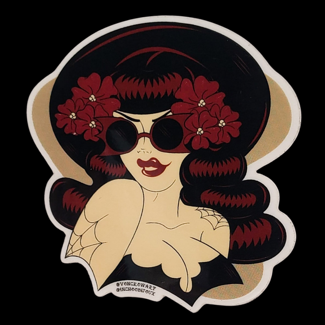 Collection of Mathilda Pin Up Sticker in a gallery layout