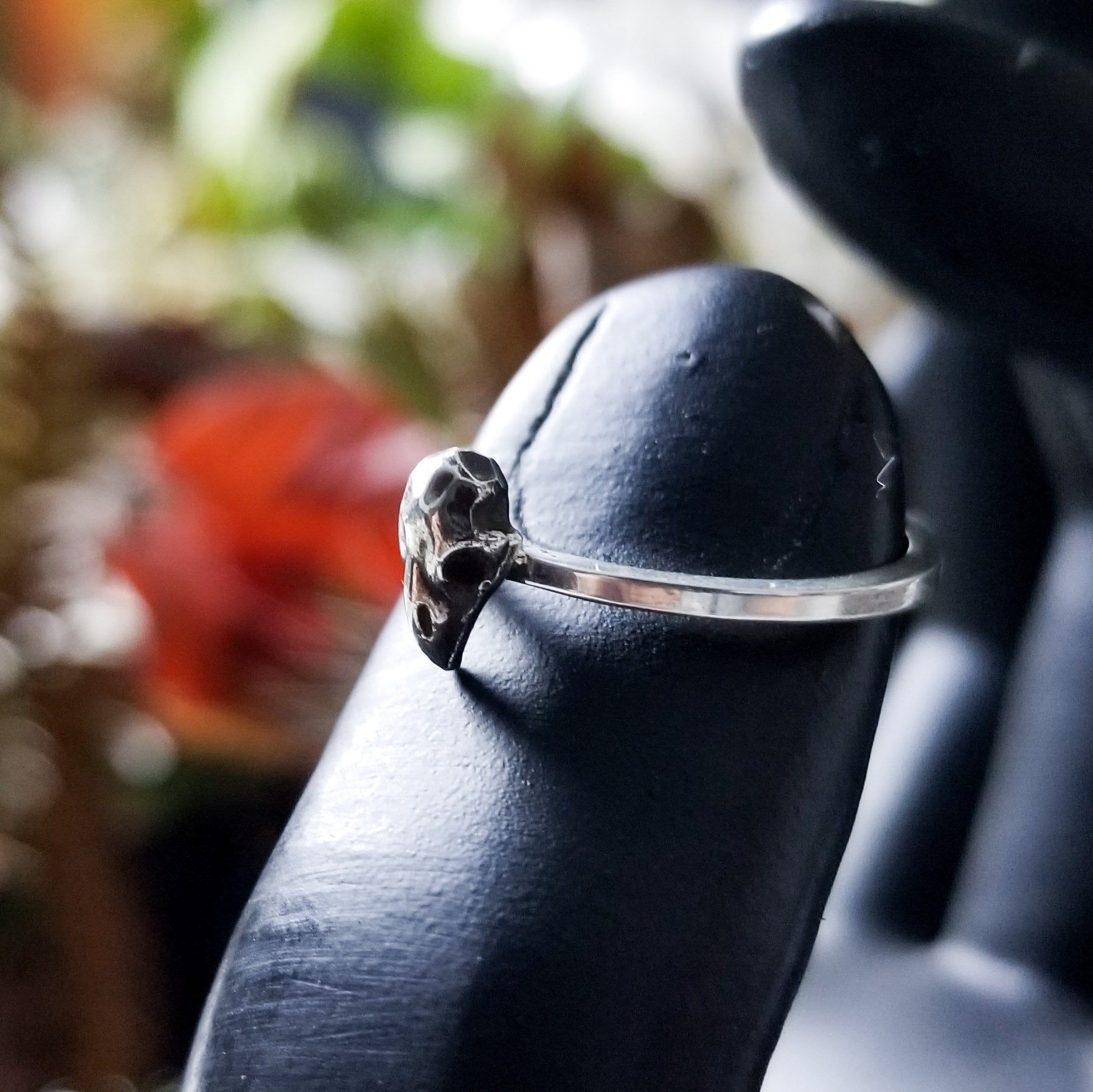 Collection of Tiny Bird Skull Ring - Inchoo Bijoux in a gallery layout