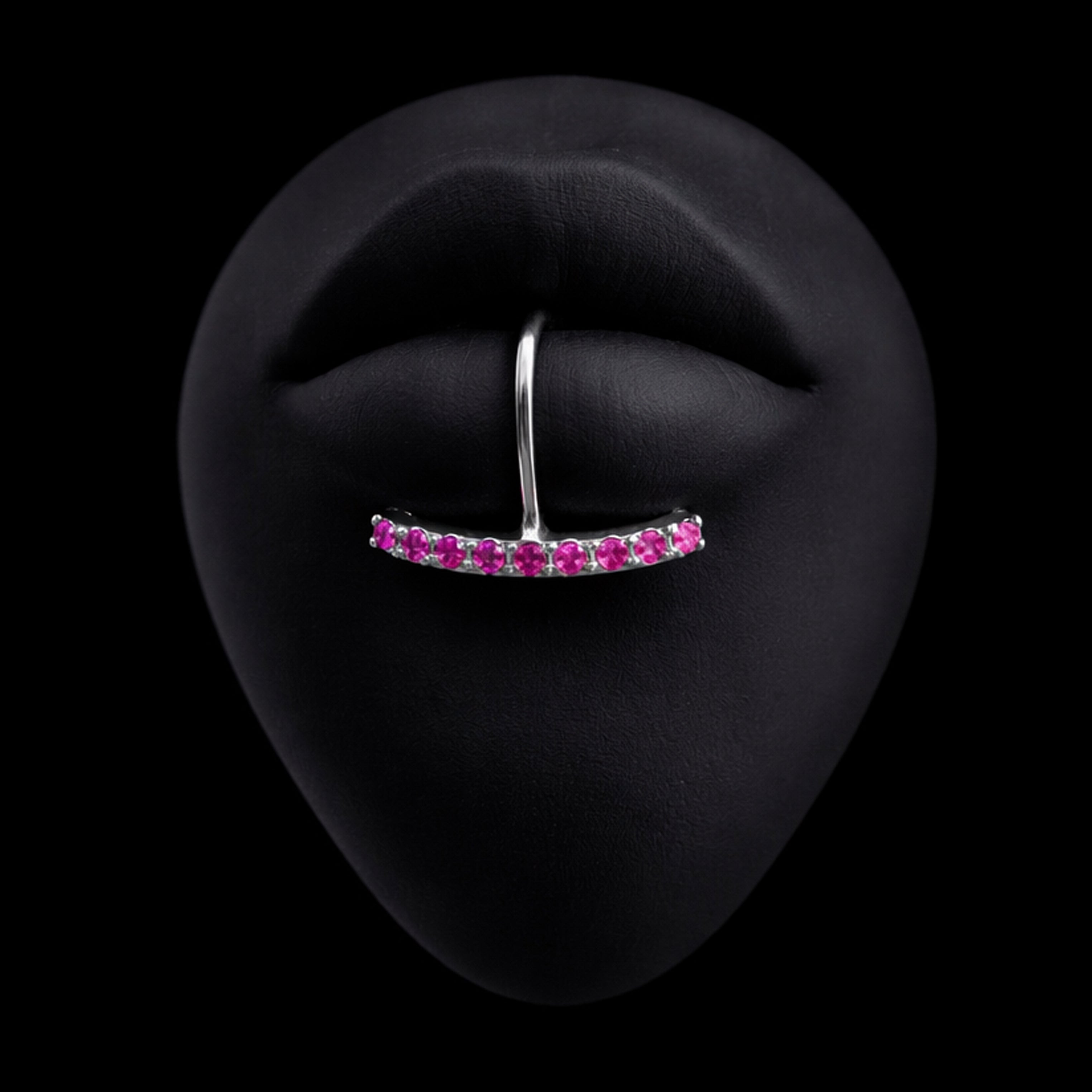 Collection of Ruby Red Fake Lip Piercing - Inchoo Bijoux in a gallery layout