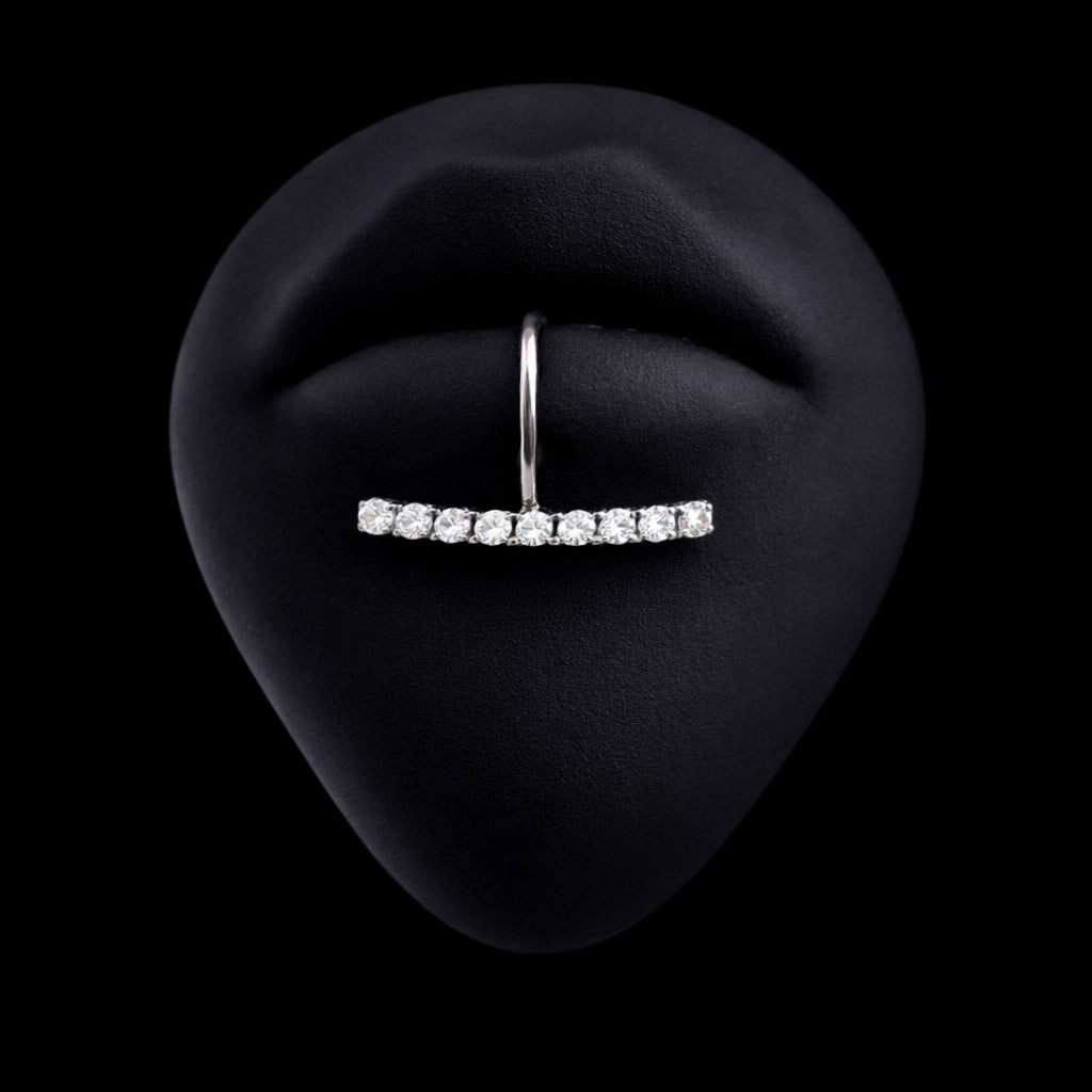 Collection of Diamond Fake Lip Piercing - Inchoo Bijoux in a gallery layout