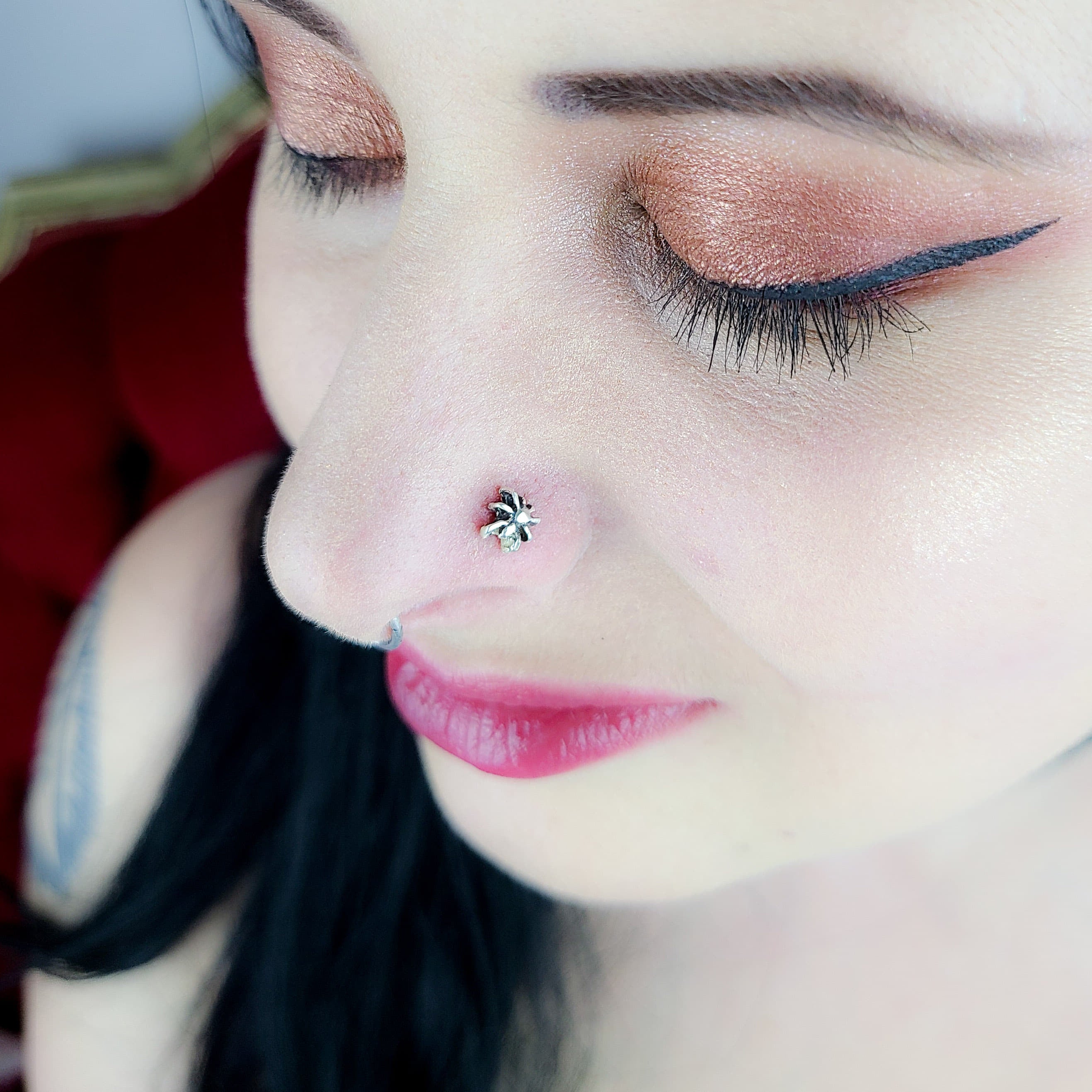 Collection of Small Spider Nose Stud-Nose Stud-Inchoo Bijoux-Inchoo Bijoux in a gallery layout