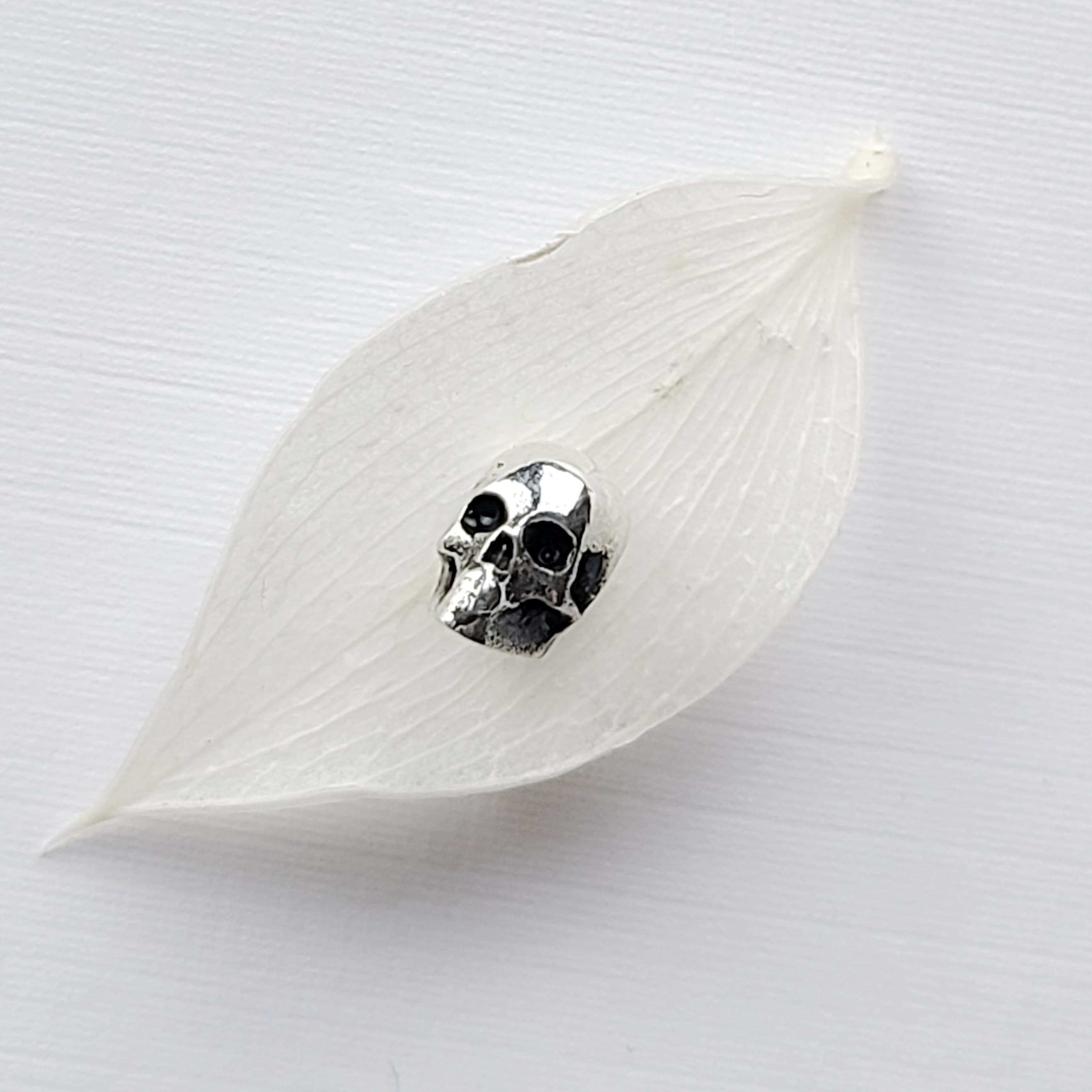 Collection of Small Silver Skull Nose Stud-Nose Stud-Inchoo Bijoux-Inchoo Bijoux in a gallery layout