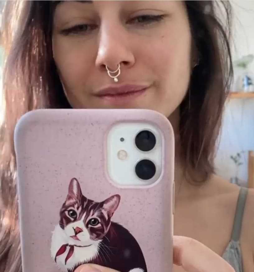 Collection of White Pearl Septum Ring in a gallery layout