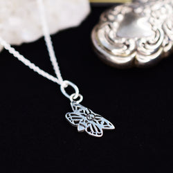 Collection of Tiny Moth Pendant in a gallery layout