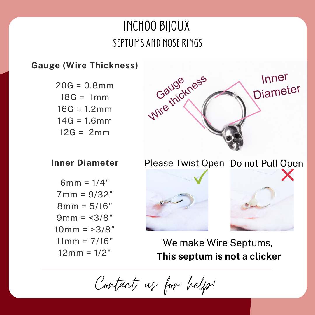 Collection of Statement Septum Piercing - Inchoo Bijoux in a gallery layout