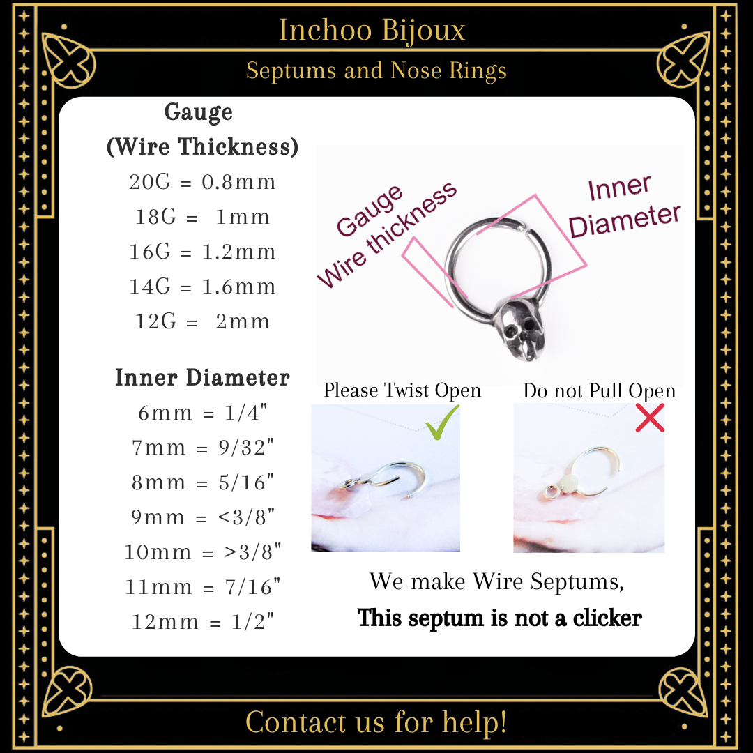 Collection of 3 Disc Minimalist Septum - Inchoo Bijoux in a gallery layout