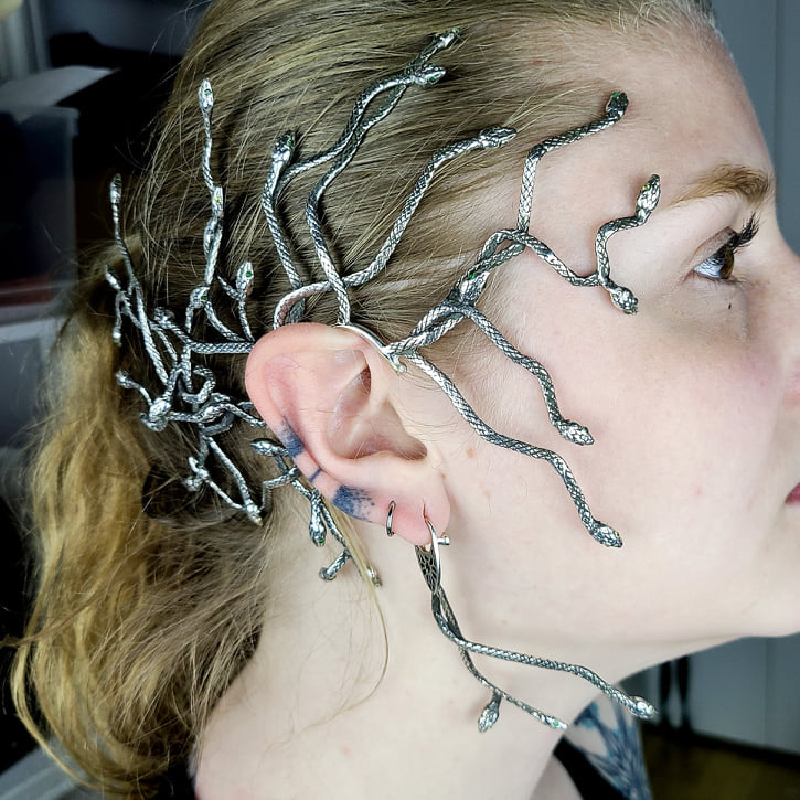 Collection of The Snake Charmer Head Piece - Adriana - Canada's Drag Race - in a gallery layout