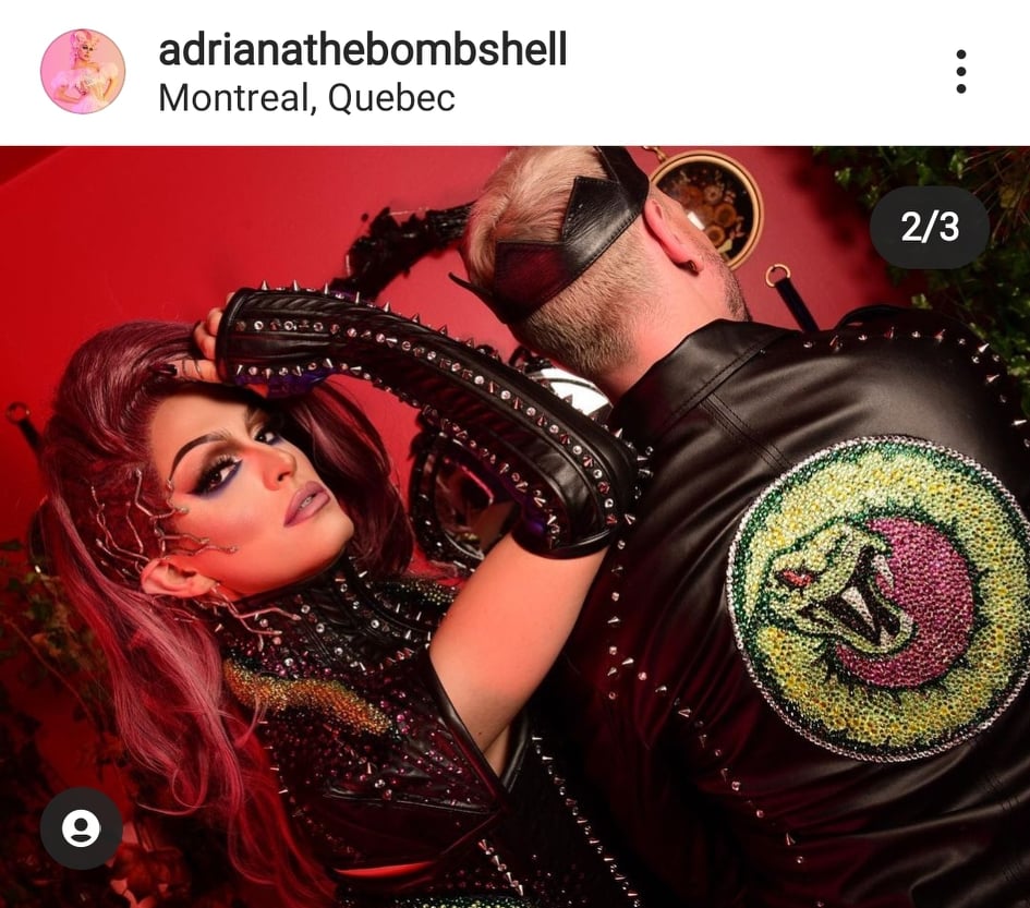 Collection of The Snake Charmer Head Piece - Adriana - Canada's Drag Race - in a gallery layout