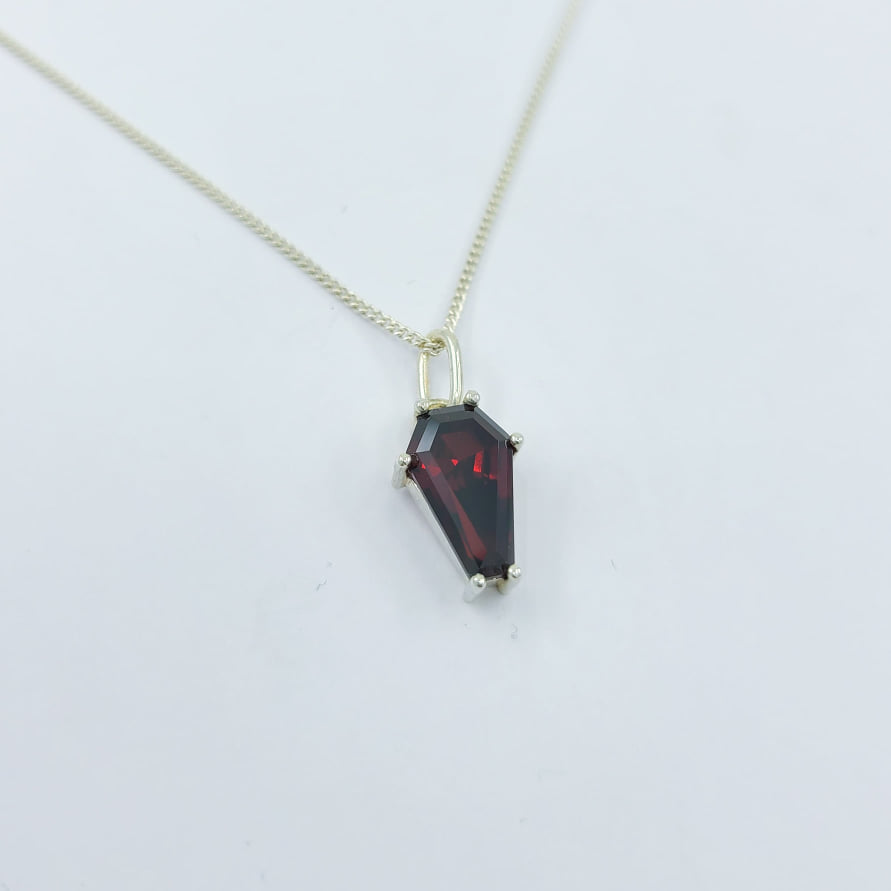 Collection of Big Blood Red Coffin Pendant (8x13) in a gallery layout