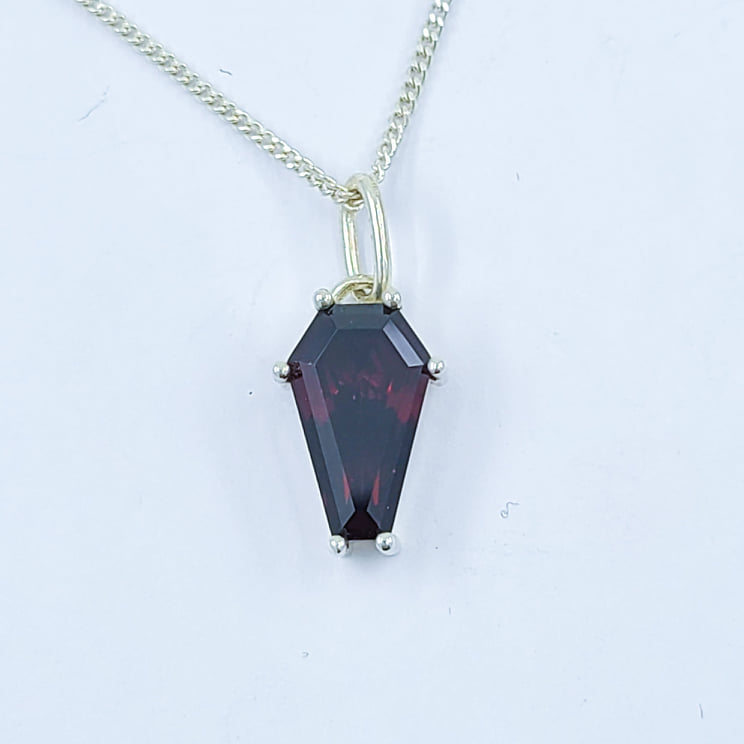 Collection of Big Blood Red Coffin Pendant (8x13) in a gallery layout