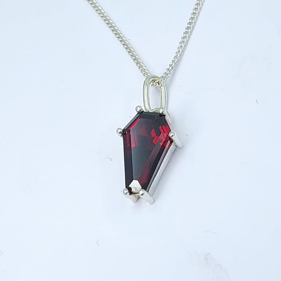 Collection of Big Blood Red Coffin Pendant (8x13) in a gallery layout
