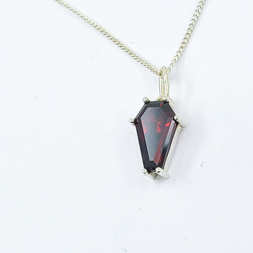 Collection of Big Blood Red Coffin Pendant (8x13) in a gallery layout